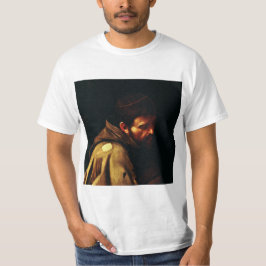 アッシジの聖フランシスby Caravaggio Tシャツ