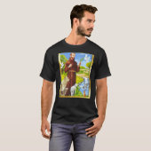 アッシジの聖フランチェスコ 動物の守護聖人 カトリック Tシャツ (正面フル)