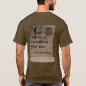 アッシジの聖フランチェスコ OFS Tシャツ (裏面)