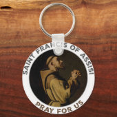 アッシジの聖フ祈レンシス キーホルダー (裏面)
