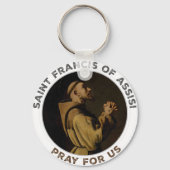 アッシジの聖フ祈レンシス キーホルダー (裏面)