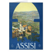 アッシジイタリアヴィンテージ旅行アートフランチェスコ大聖堂 (正面)