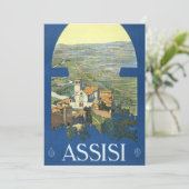 アッシジイタリアヴィンテージ旅行アートフランチェスコ大聖堂 (スタンド正面)