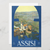 アッシジイタリアヴィンテージ旅行アートフランチェスコ大聖堂 (正面/裏面)