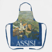 アッシジイタリアヴィンテージ旅行アートフランチェスコ大聖堂 エプロン (正面)