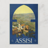 アッシジイタリアヴィンテージ ポストカード (正面)