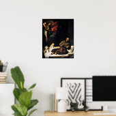 アッシジエンジェルビジャンスの聖フランシス ポスター (ホームオフィス)