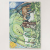 アッシジパズルの聖フランチェスコ ジグソーパズル (縦)