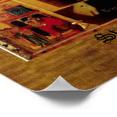 アッシジ中世のイコノグラフィーの聖フランシス ポスター (角)