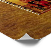 アッシジ中世のイコノグラフィーの聖フランシス ポスター (角)