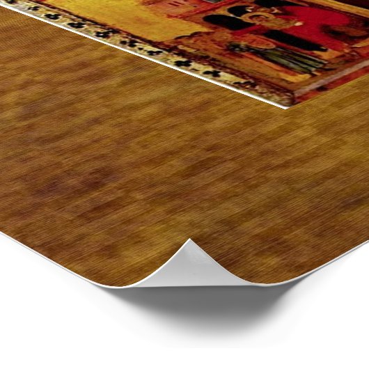 アッシジ中世のイコノグラフィーの聖フランシス ポスター (角)