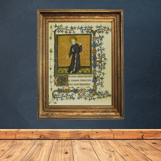 アッシジ中世写本の聖フランシス ポスター