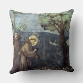 アッシジ動物保護聖人の聖フランシス クッション (裏面)