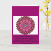 アッシジ動物権利引用文の聖フランシス カード (黄色い花)