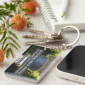 アッシジ感動的引用文「Doing」 キーホルダー (正面右)