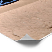 アッシジ教会の聖フランシスは十字架を越える ポスター (角)