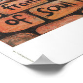 アッシジ教室ポスターの聖クレア ポスター (角)