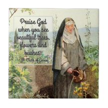 アッシジ散水花の聖クレア(M 065;引用文)