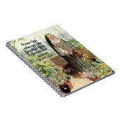 アッシジ散水花の聖クレア(M 065;引用文) ノートブック (右側)