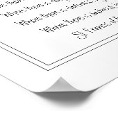 アッシジ祈りの言葉の聖フランシスとブルーバードフラワー ポスター (角)