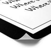 アッシジ祈りの言葉の聖フランシス小鳥 ポスター (角)