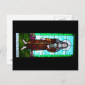 アッシジ葉書の聖クレア ポストカード (正面/裏面)