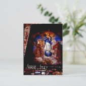 アッシジ・イタリアのフレスコ画の贈り物 ポストカード (スタンド正面)