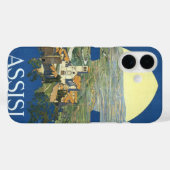 アッシジ イタリア ヴィンテージ トラベル アート フランシスコ バシリカ Case-Mate iPhoneケース (裏面 (横))