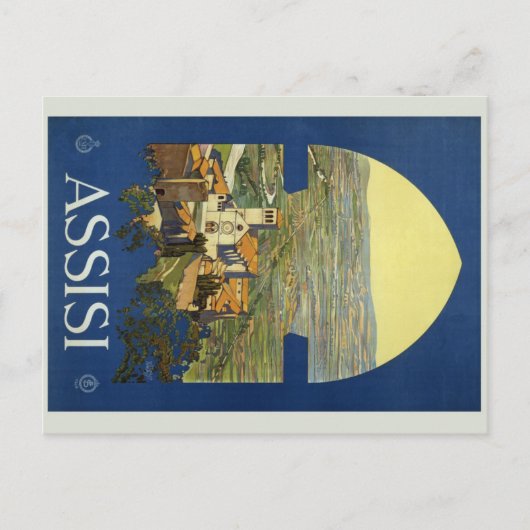 アッシジ ペルージャ イタリア ポストカード (正面)