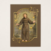 アッシジ・ホーリー・カードの聖フランシス祈りの言葉 (正面)