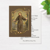 アッシジ・ホーリー・カードの聖フランシス祈りの言葉 (デスク)