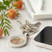 アッシジ(BK 002)スワールの聖フランシス キーホルダー (側面)