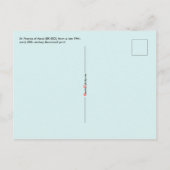 アッシジ(BK 002)ポストカードの聖フランシス ポストカード (裏面)