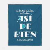 アッシデビエンアロス50 フリースブランケット (正面)