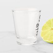 アッシャーのモノグラムのショットグラス ショットグラス (左)