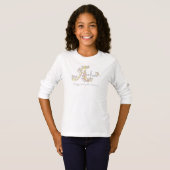 アッシャーの女の子の名前の装飾カスタム的な意味 ベビーボディスーツ (正面フル)