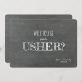 アッシャーの提案カードを使用するか 招待状 (正面/裏面)