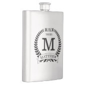 アッシャーイニシャル フラスク (右)