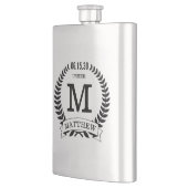 アッシャーイニシャル フラスク (左)