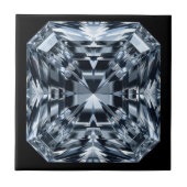 アッシャーカットダイヤモンドマクロ – 鏡ホール タイル (正面)