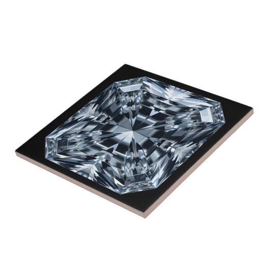 アッシャーカットダイヤモンドマクロ – 鏡ホール タイル (側面)