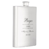 アッシャーパーソナライズされた フラスク (右)