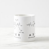 アッシャーペプチド名mug コーヒーマグカップ (中央)