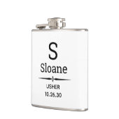 アッシャーモノグラムのフラスコ フラスク (左)