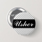 アッシャー結婚のピンバックボタン 缶バッジ (正面&裏面)