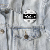 アッシャー結婚のピンバックボタン 缶バッジ (インサイチュ)