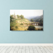 アッシャー茶色のデュランド日曜日の朝 キャンバスプリント (インサイチュ (ウッドフロア))