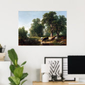 アッシャー茶色のデュラン夏の午後 ポスター (ホームオフィス)