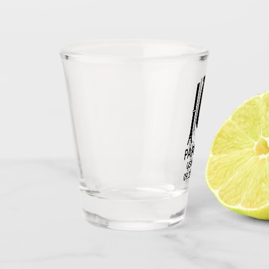 アッシャー黒のネクタイ ショットグラス (左)