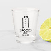 アッシャー黒弓タイ ショットグラス (正面)